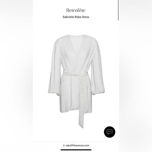 NWT Retrofete Gabriella robe dress - Picture 9 of 9